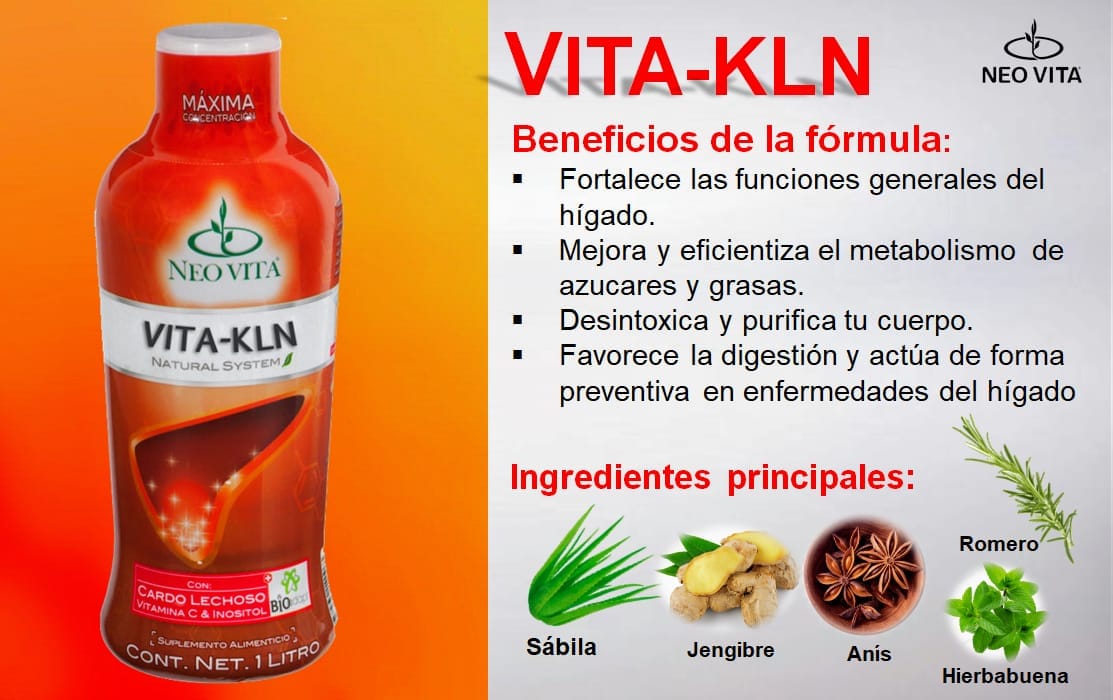 Vita-kln De Neovita (Jugo purificador del hígado)