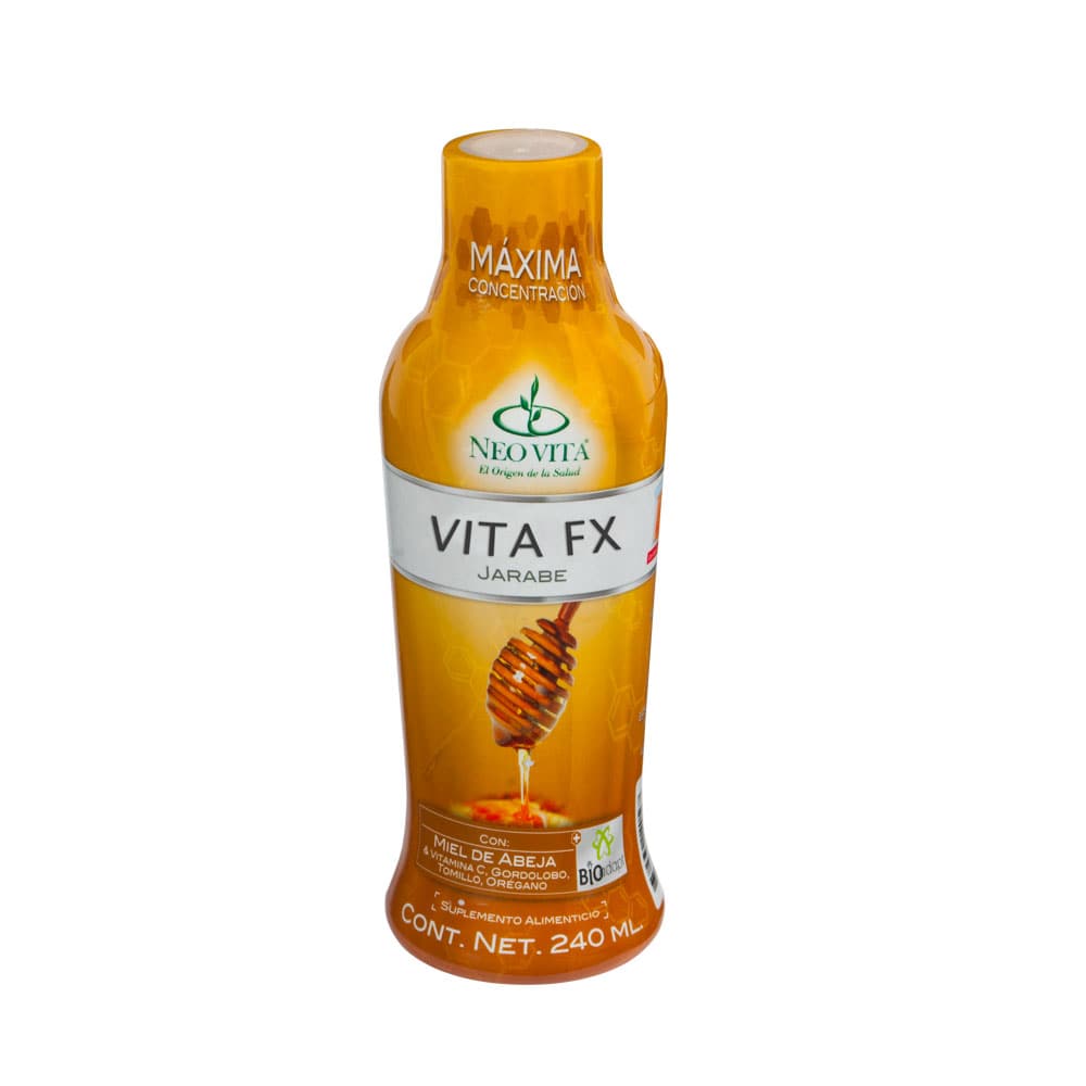 Vita Flux De Neovita - Miel Con Limón, Gordolobo Y Orégano.