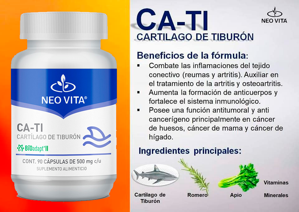 Ca-Ti De Neovita (Cartilago de tiburón)