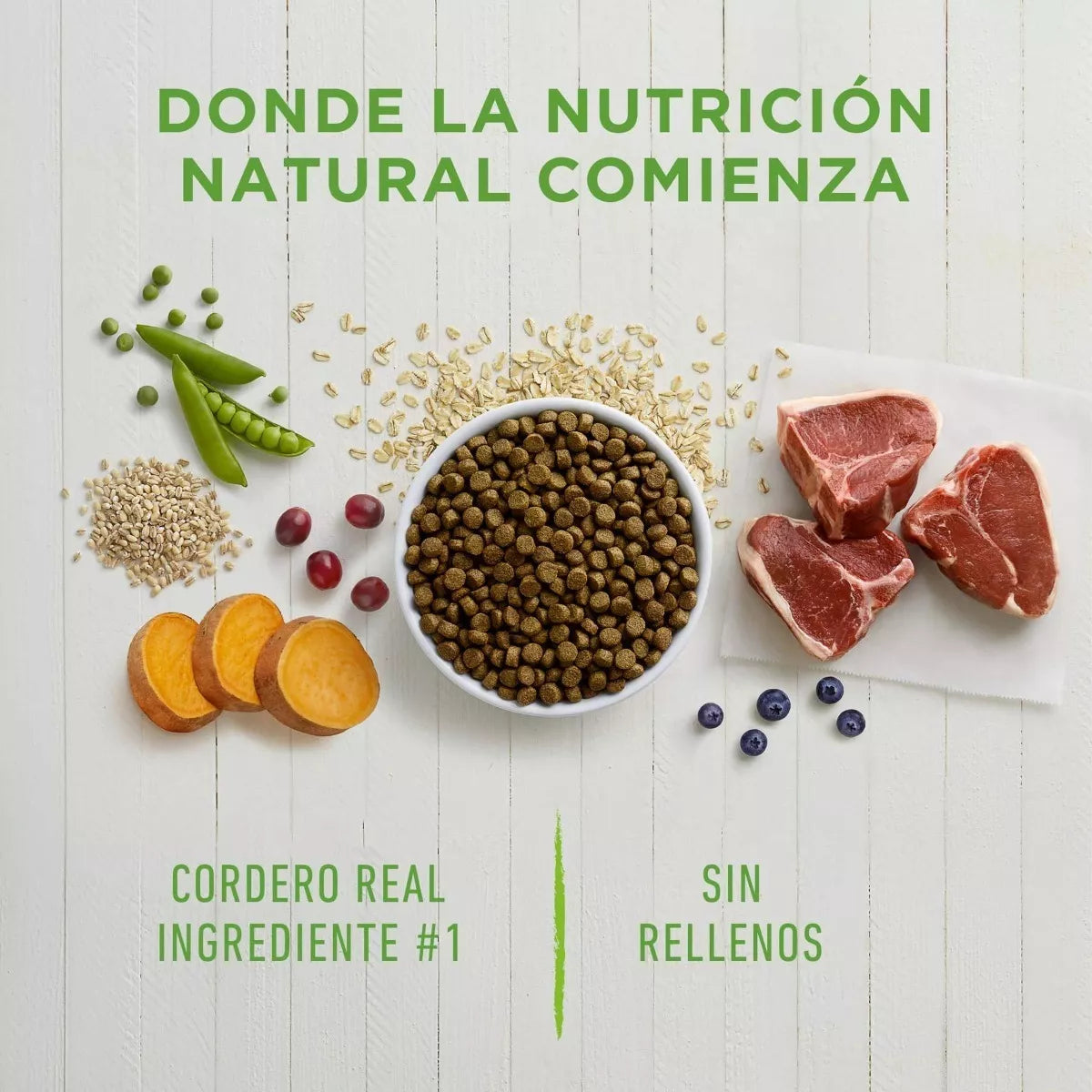 Alimento Instinct Be Natural Para Perro Adulto Todos Los Tamaños Sabor Cordero Y Avena En Bolsa De 24lb